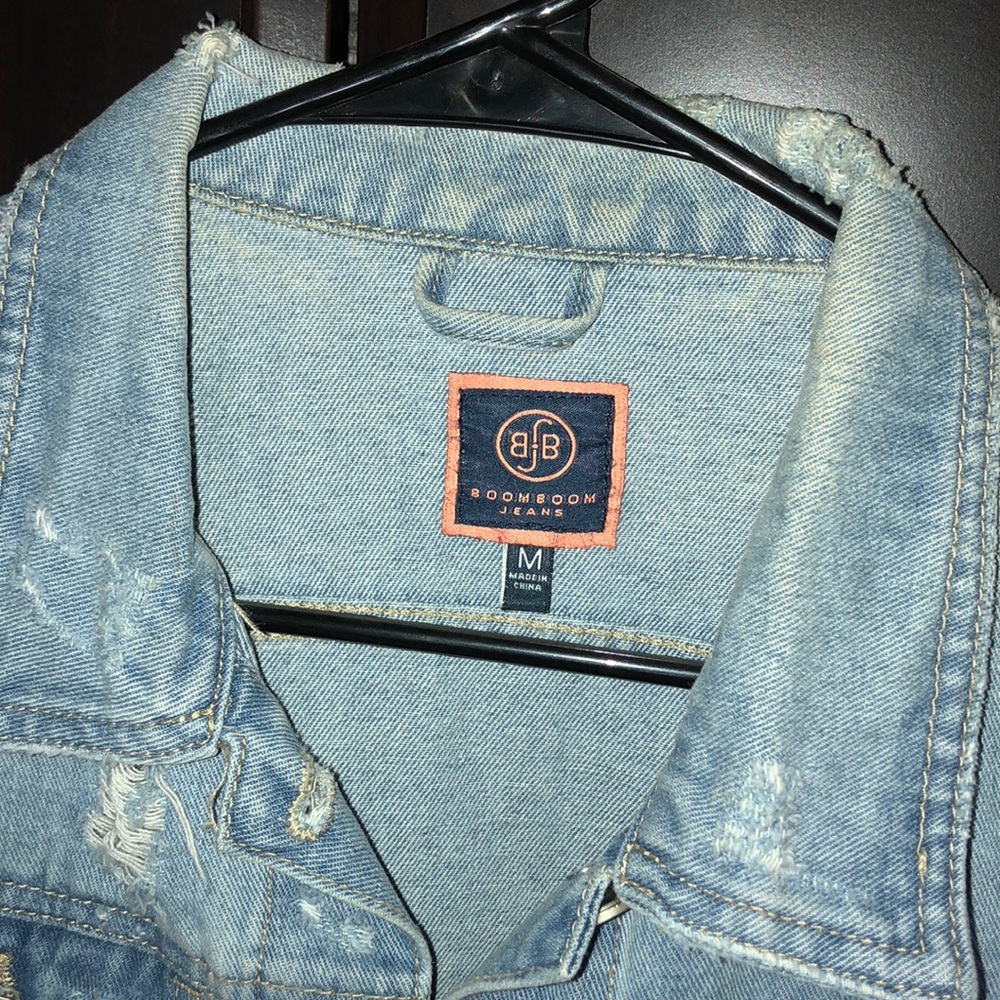 Distressed Jean Jacket - Picture 3 of 7